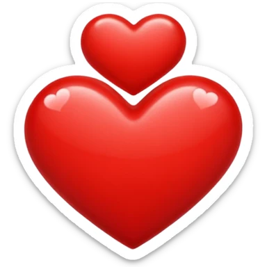 Love hearts sticker