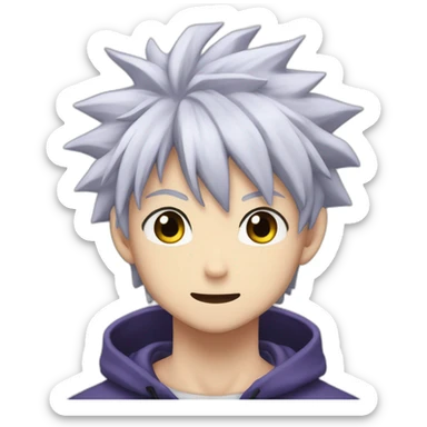 Killua zoldick version anime sticker