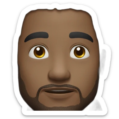 Tete homme cagouler avc lunete yeux tenebreux sticker