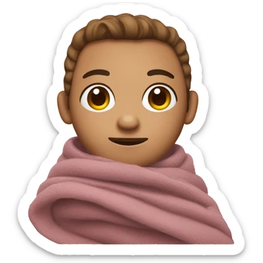 My Memoji with a cozy blanket  sticker