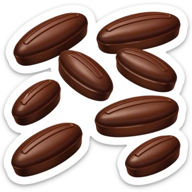 chocotejas ovaladas sticker