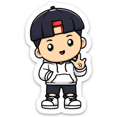 Changbin from Stray Kids, rapper sticker