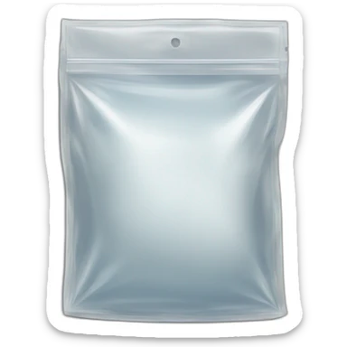 clear ziploc bag sticker