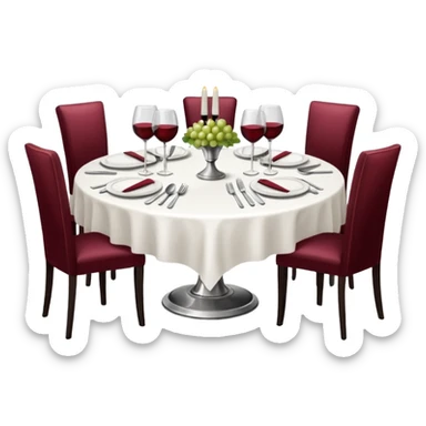 Elegant fine dining restaurant with a Michelin star sticker