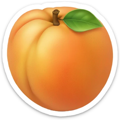 Apricot  sticker