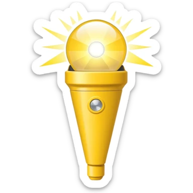 Flashlight beam sticker