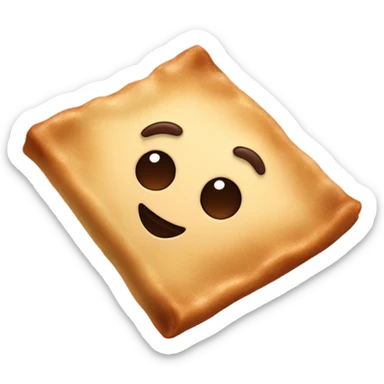 And tan glistening thick crape with lots of chocolate sticker