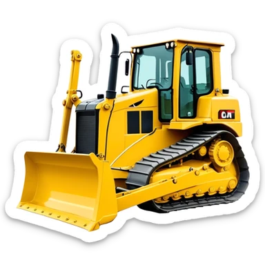 Bulldozer - CAT D6T (Model Year: 2021) (Iconic colour: Yellow) sticker