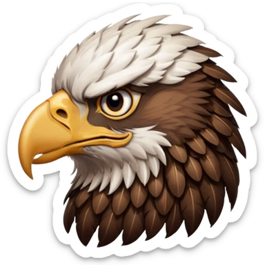 Eagle head emoji sticker