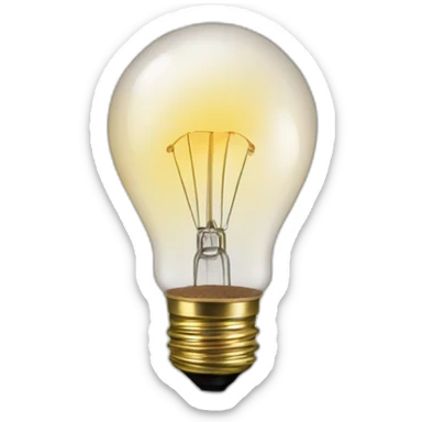 insightful bulb sticker