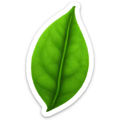 GREEN TEA LEAF sticker