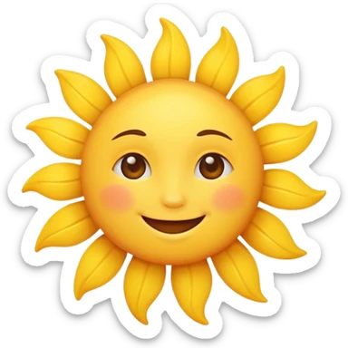 Cute Sun shine  sticker