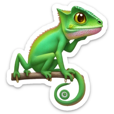 camaleon sticker