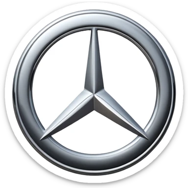 mercedes benz circle logo sticker