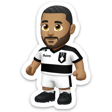 Quaresma 7 number beşiktaş uniform sticker