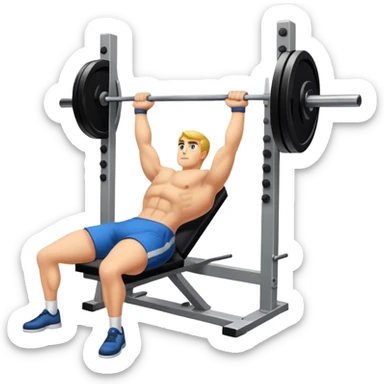 close-grip flat-benchpress sticker