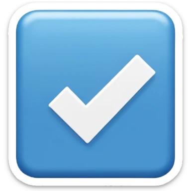 Roblox verified symbol ✔️ symbol blue colour box shape sticker