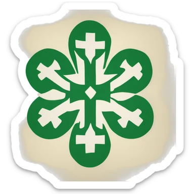 Symbole de Lauburu Croix du Pays Basque sticker