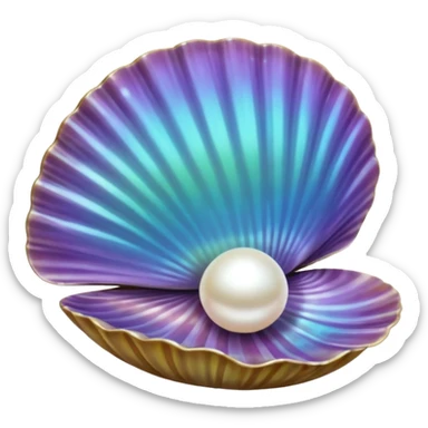 Clam peace sticker