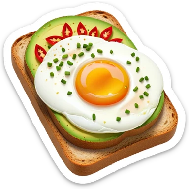 Avocado toast  sticker