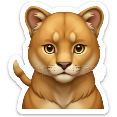 Mountain lion sticker