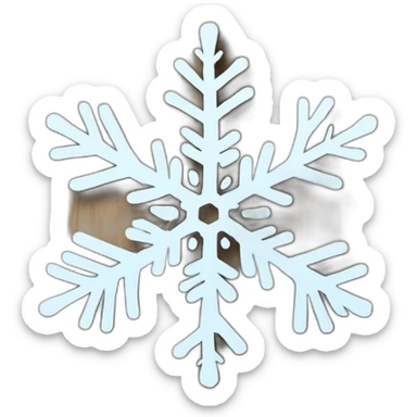 Wood sign with inscription «DECEMBER” and snowflake and christmas willow  sticker