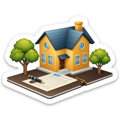 documents and personal license deuda casa sticker