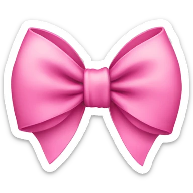 Cute bow sticker