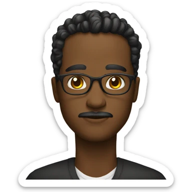 lazo conmemorativo Negro sticker