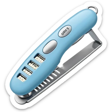 babyblue microplane sticker