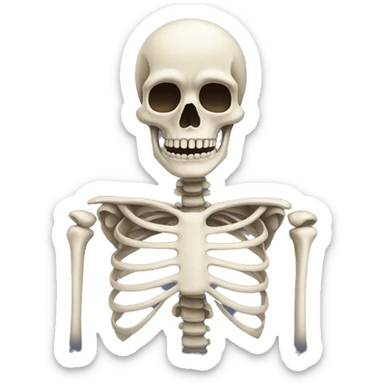 skeleton sticker