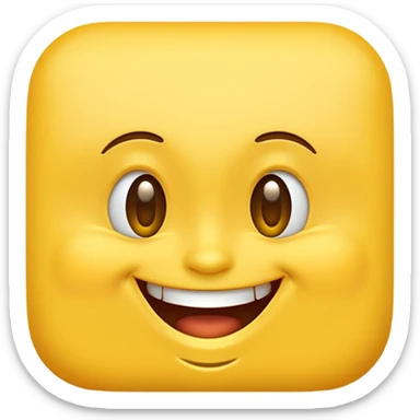 Grinning face sticker