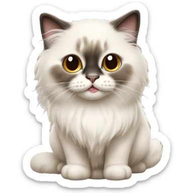 ragdoll kitty sticker