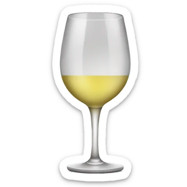 White wine Glass  sticker