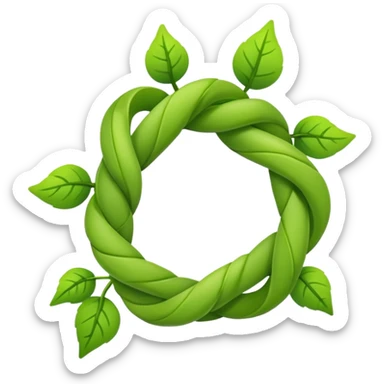 Green rises sticker