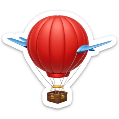 Globo aerostático  sticker