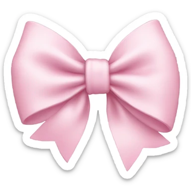 Light Pink Bow sticker
