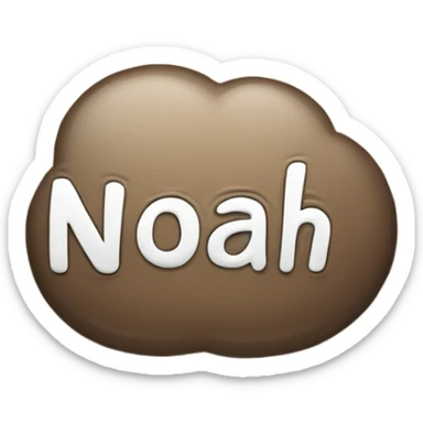 text message that says “noah is the AWESOMEST!” sticker