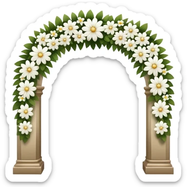 wedding arch sticker