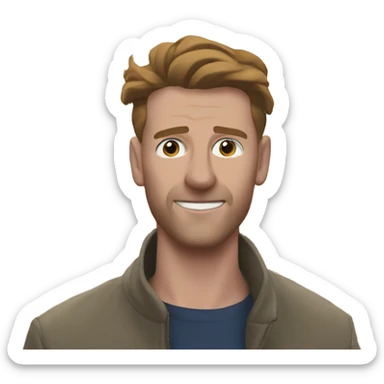 Kavanagh outside the Tajmahal sticker