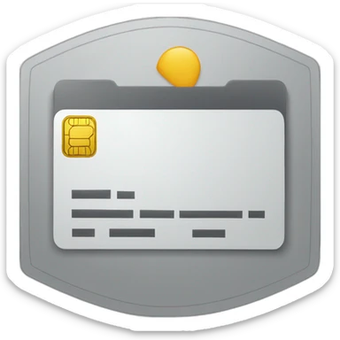 credit card prohibited sticker