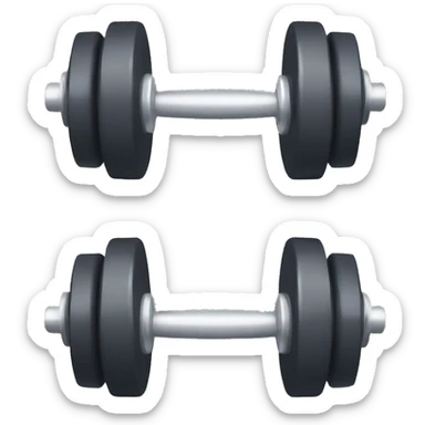 Dumbbells sticker