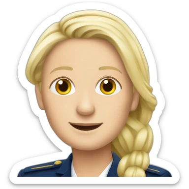 Marine lepen sticker