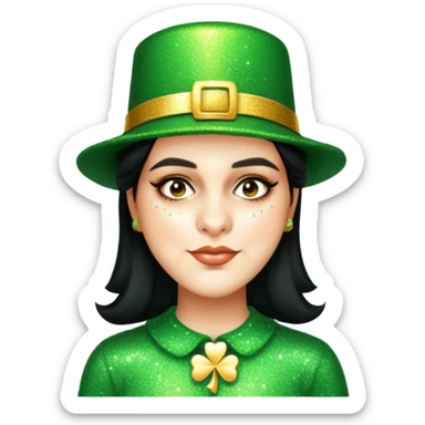 Sparkling Leprechaun sticker