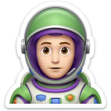 Buzz Lightyear from the movie Disney Pixar's Toy Story  sticker