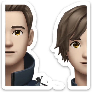 Connor detroit become human sticker