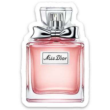 Miss dior perfume sticker