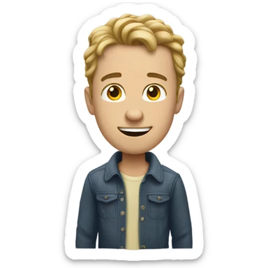 White guy comes home sticker