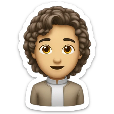 إسم هاجر مكتوب في السماء وسط سحابة وهي أمام البحر تنظر إليه sticker