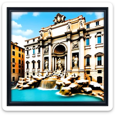 fontana di trevi sticker